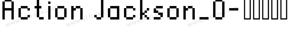 Action Jackson_0字体转换